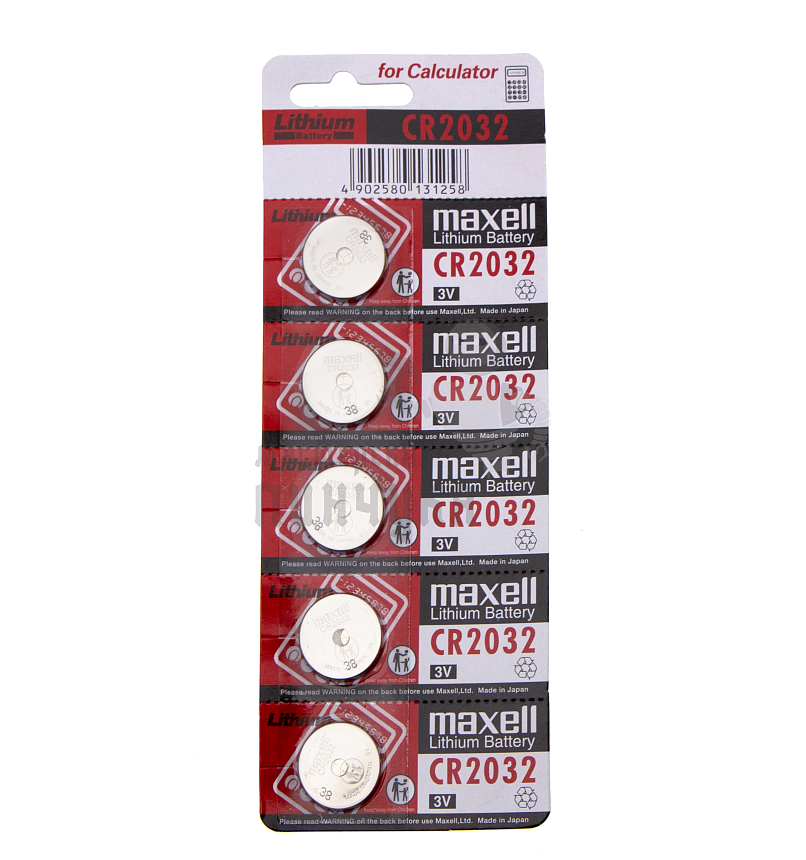 Батарейка MAXELL Lithium Battery CR2032 BL5 (5/100/500)