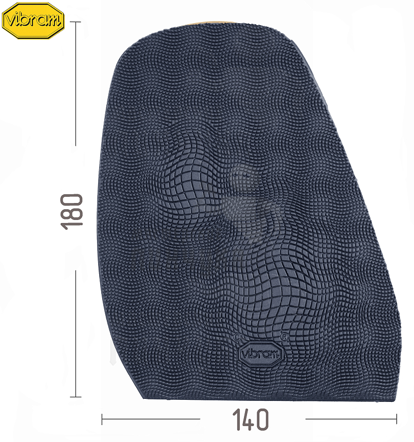 Проф. формованная VIBRAM 2340 (030) Explosion, Черный