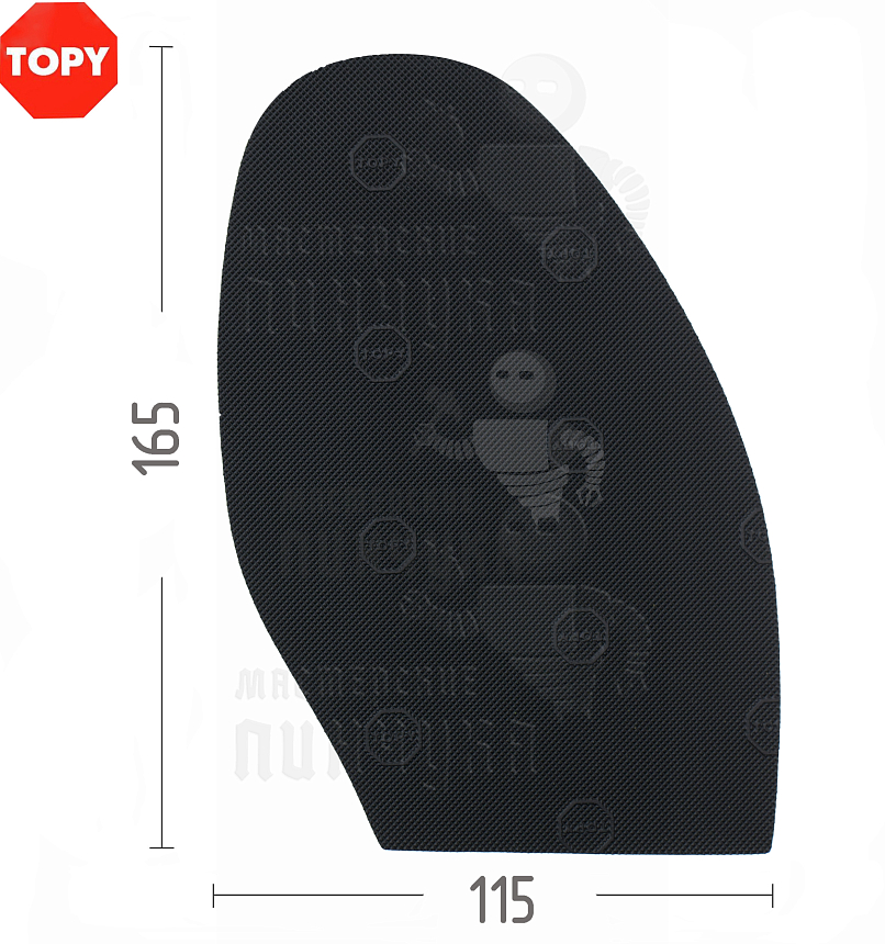 Проф. формованная Topy Elysee 1.5мм H1 Черный