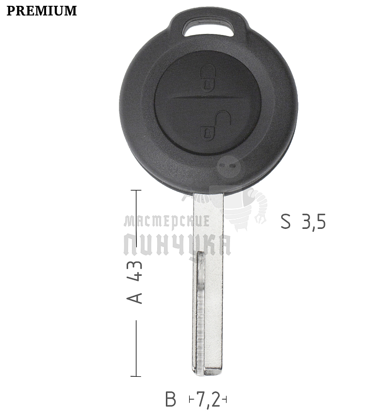 Корпус  Mitsubishi HU56R 2кн.контейнер  КНР