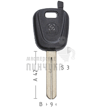 TP00HOND55P_T00HD62P_HON77TE а/пласт.с мест.п/чип HONDA - Чертеж