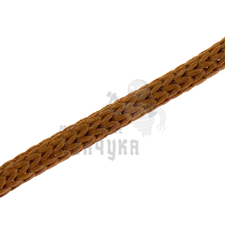 Шнурки круглые с пропиткой (тип 0), 70 см, цв.рыжий