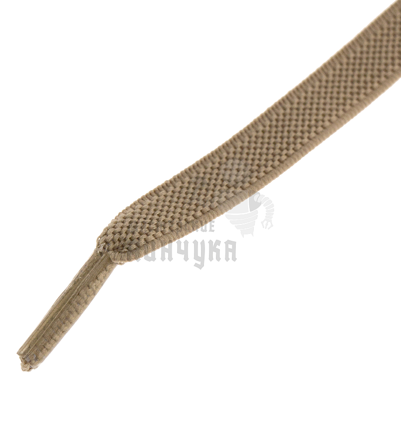 Эластичные шнурки для кроссовок с металлическим замком, 100-150см, плоский, цв.бежевый