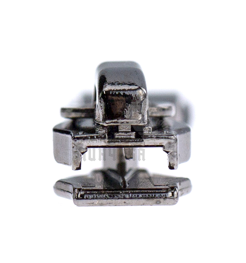 Бегунок для спиральной молнии, тип 5, автомат, цв.черный никель