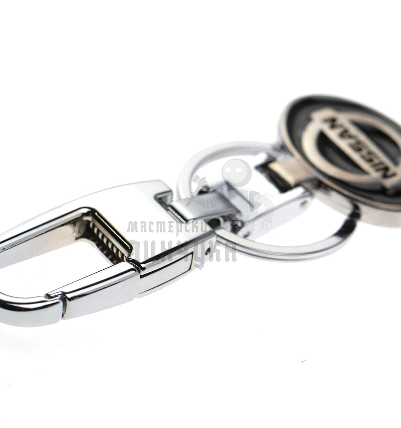 Авто карабин с кольцом для ключей NISSAN