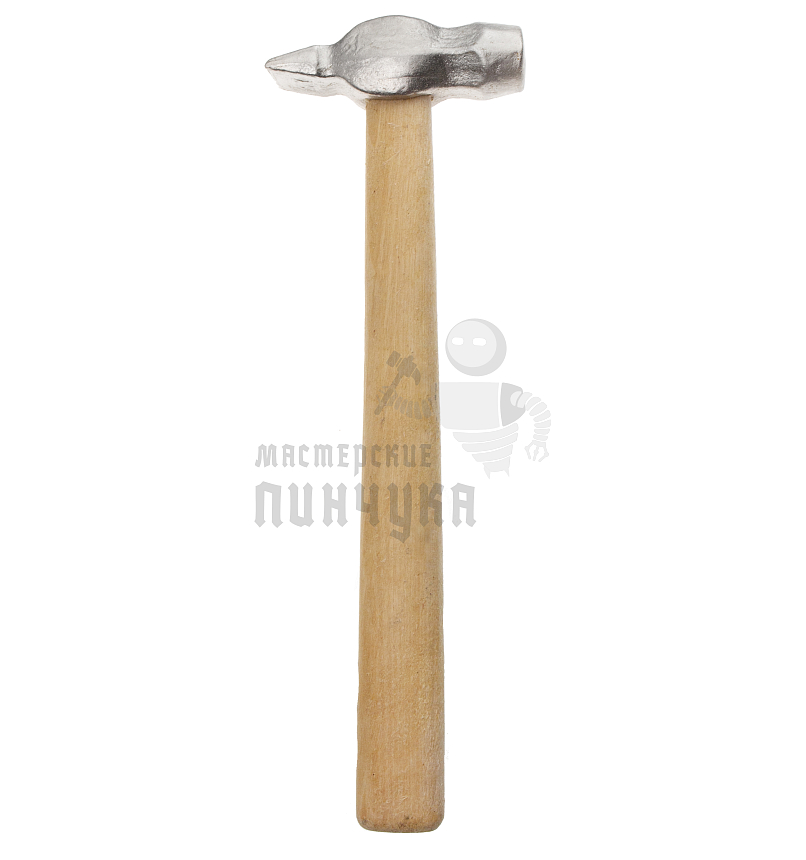 Молоток слесарный, 500 г, круглый боек, деревянная рукоятка Россия