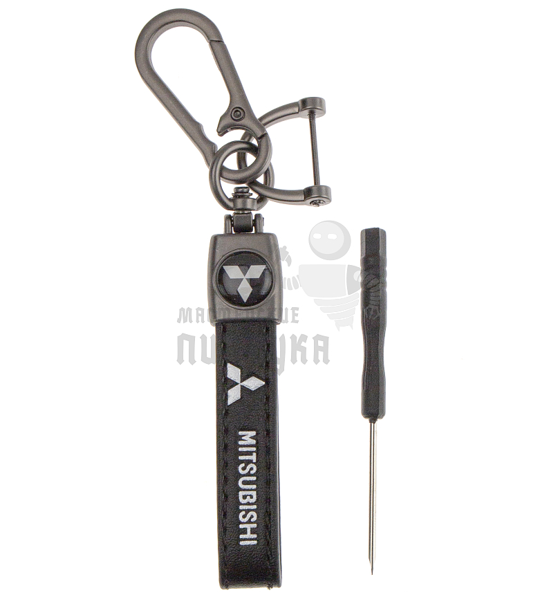 Авто карабин кожаный MITSUBISHI