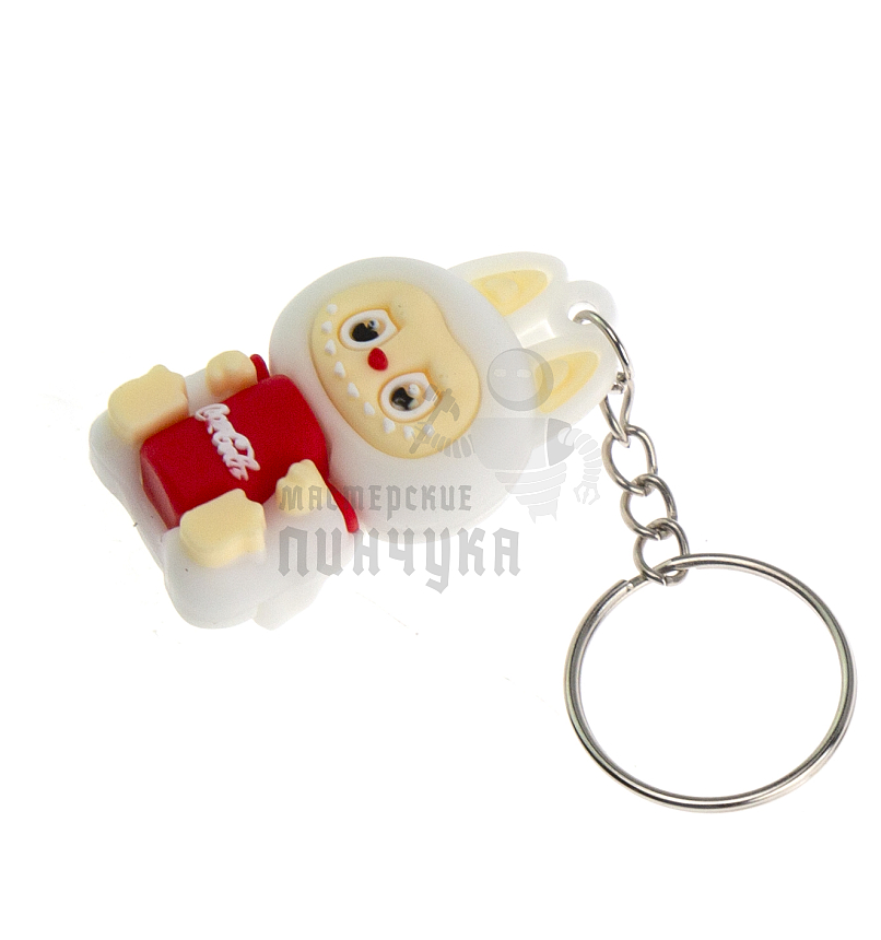 Брелок для ключей "LABUBU" КокаКола красная