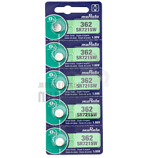 Батарейка muRata 362 SR721SW BL5 1.55V (5/100/500) - Чертеж