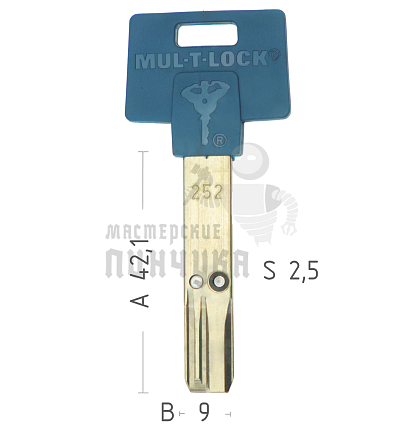 Mul-T-Lock: Профиль 252s Original "INTERACTIVE"