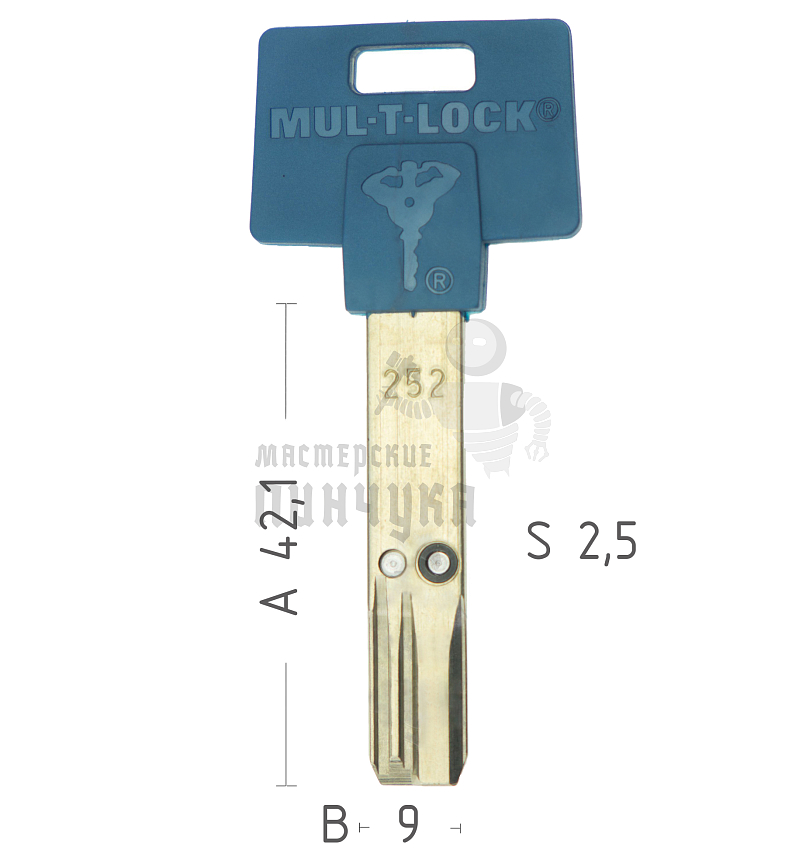 Mul-T-Lock: Профиль 252s Original "INTERACTIVE"