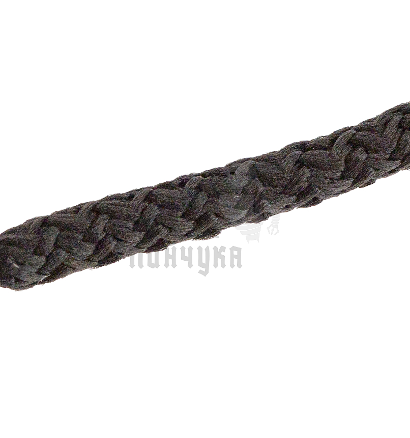 Шнурки круглые с наполнителем, 80см, цв. черный (№322)