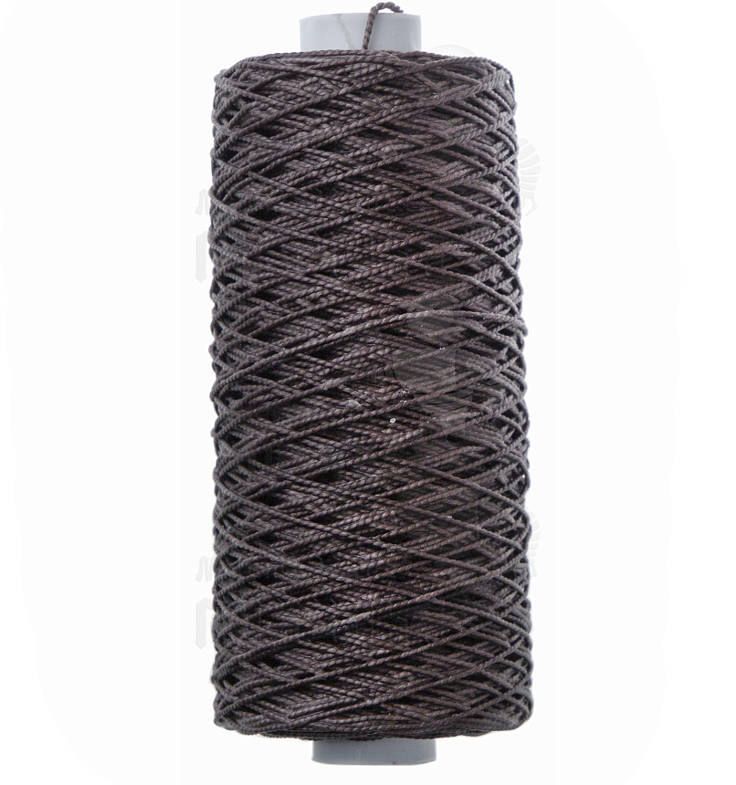 Нитки прошивочные вощеные малые коричневые 200м