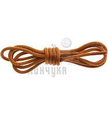 Шнурки круглые с пропиткой (тип 0), 70 см, цв.рыжий - Чертеж