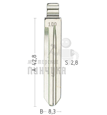 Лезвие №100  HYN14 KIA K2/K3/ELANTRA/VERNA КНР - Чертеж