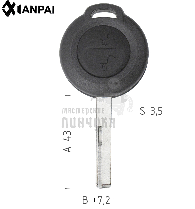 Корпус  Mitsubishi HU56R 2кн.контейнер  КНР