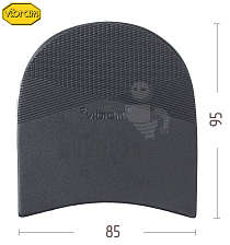 Набойка "Vibram TOP" 5350 (030) Черный - Чертеж