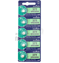 Батарейка muRata 377 SR626SW BL5 1.55V (5/100/500) - Чертеж
