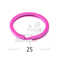 КОЛЬЦО РОЗОВОЕ 25D ПЛОСКОЕ - Чертеж