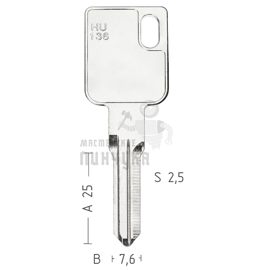 DCA4R DAC-4D HU136 а/сталь LOGAN