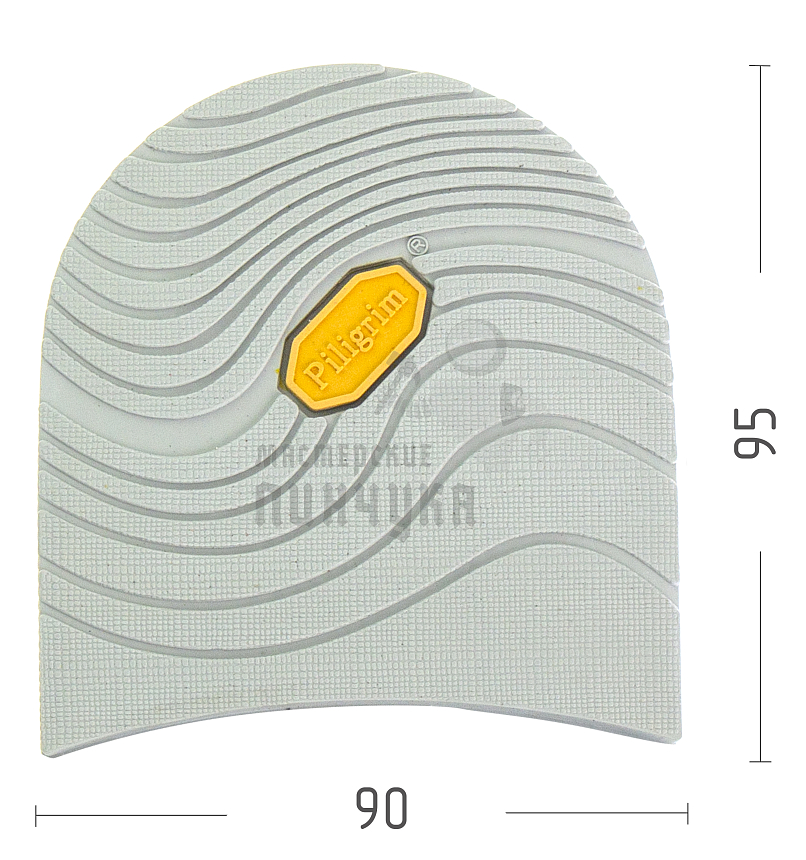 Набойка PILIGRIM Н0026, цв.светло-серый