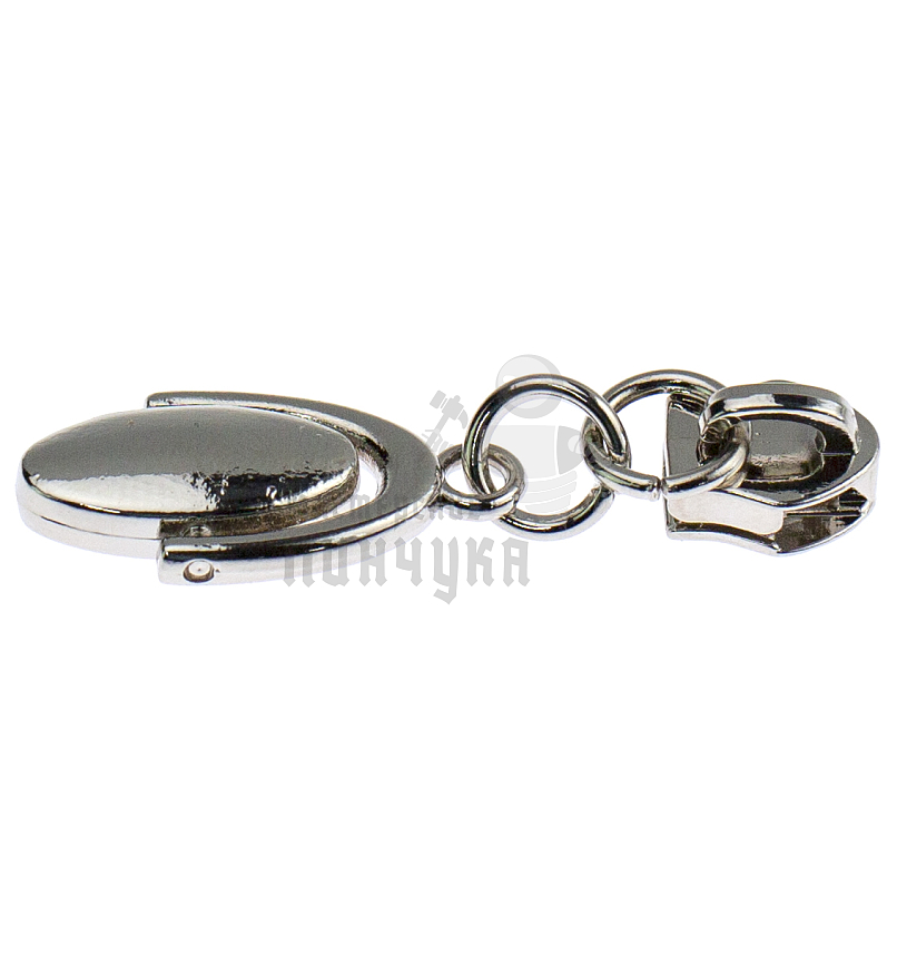 Бегунок для спиральной молнии, тип 5, сумочный N6 цв.никель