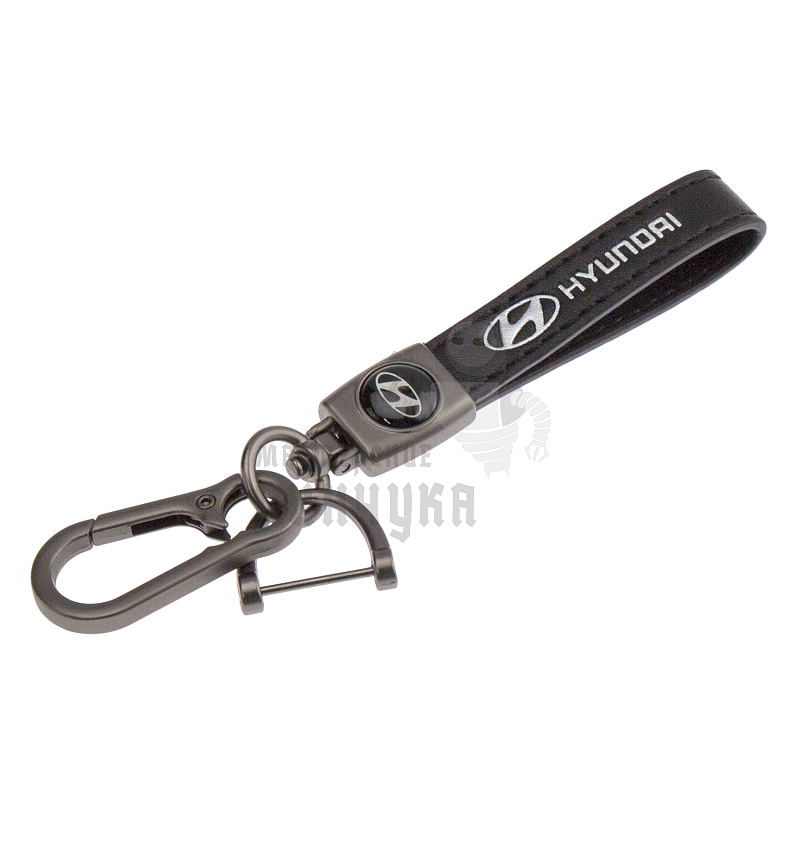 Авто карабин кожаный HYUNDAI