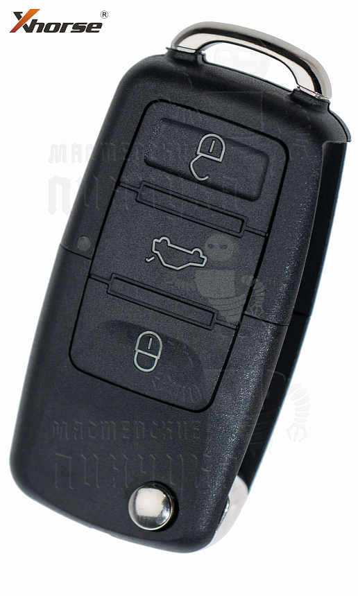 Универсальный ключ с Д/У серии XK в стиле VOLKSWAGEN 3кн без встроенного чипа КНР