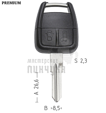 Корпус  OPEL S23 left 2кн   КНР - Чертеж