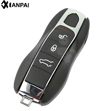 Корпус ключа HU-HAA HU66 HF55 3 кнопки КНР Porsche - Чертеж