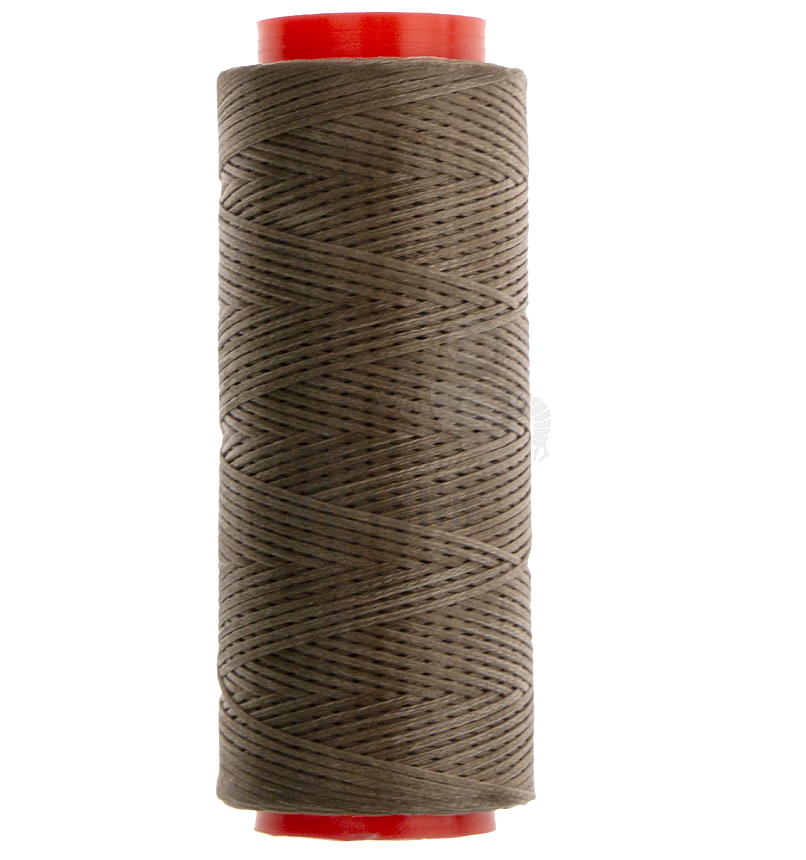 Нитки прошивочные вощеные 150D-100м, цв.светло-бежевый (152), плоские, толщина 0,6мм