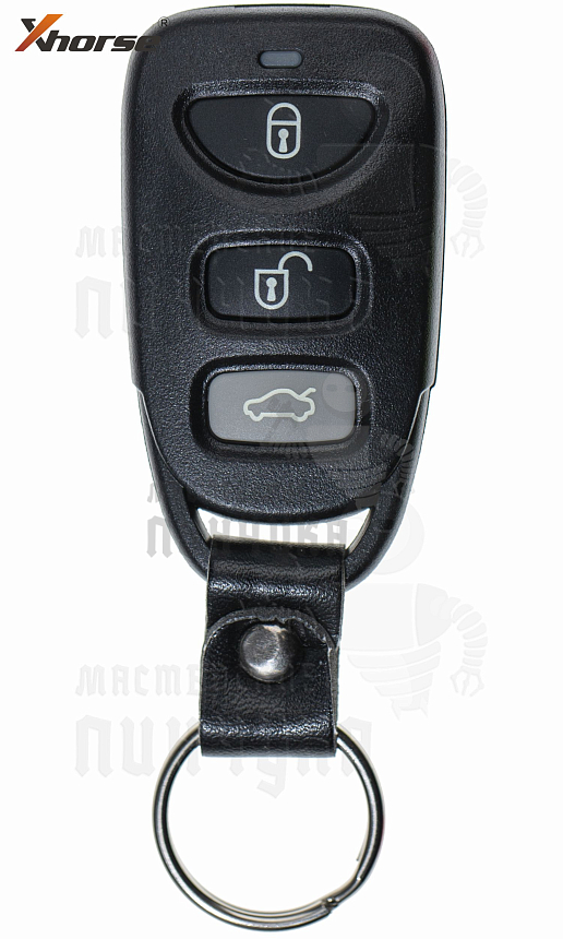 Универсальный ключ с Д/У серии XK в стиле HYUNDAI 3+1кн без встроенного чипа КНР