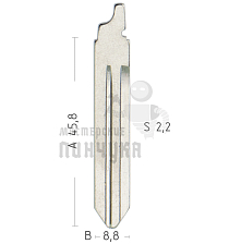 Лезвие №48 DAT-15 NSN14 NS11 NISSAN КНР - Чертеж