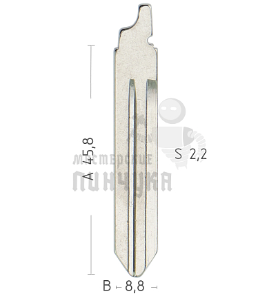 Лезвие №48 DAT-15 NSN14 NS11 NISSAN КНР