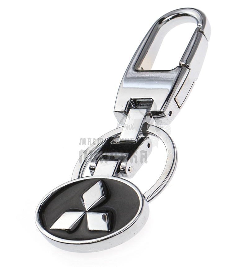 Авто карабин с кольцом для ключей MITSUBISHI