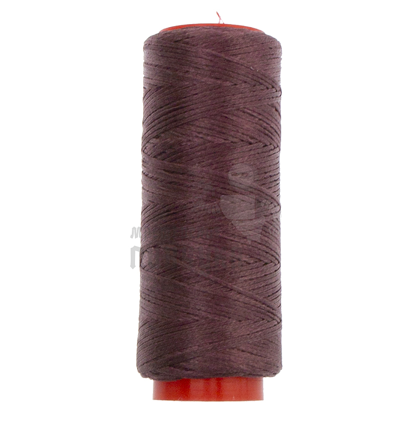 Нитки прошив.вощеные 150D-100м,лиловый (277) плоские 0,6 мм Китай