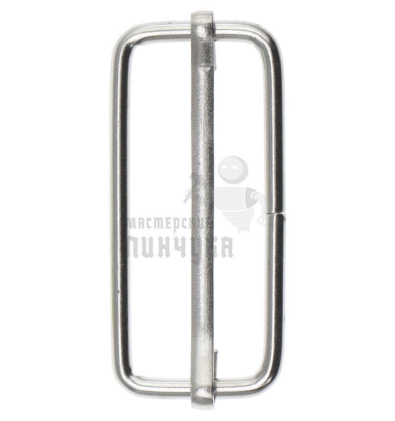 Пряжка регулировочная 40мм (толщ. 2,6мм) цв никель.