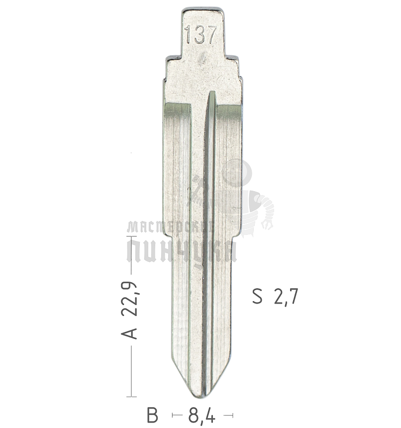 Лезвие №137 SSA-1 SSY3 SsangYong Motor КНР
