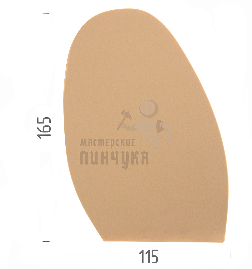 Проф. формованная для лабутенов Casali Silk №3,1,3мм Темно-бежевый