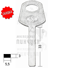 SOLEX квадр.(PTL101-canas) (33×5.5x3) КНР