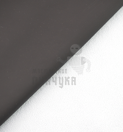 Искусственная кожа на микрофибре Soft Nappa черная (218-40), т.1,5мм 100см*140см