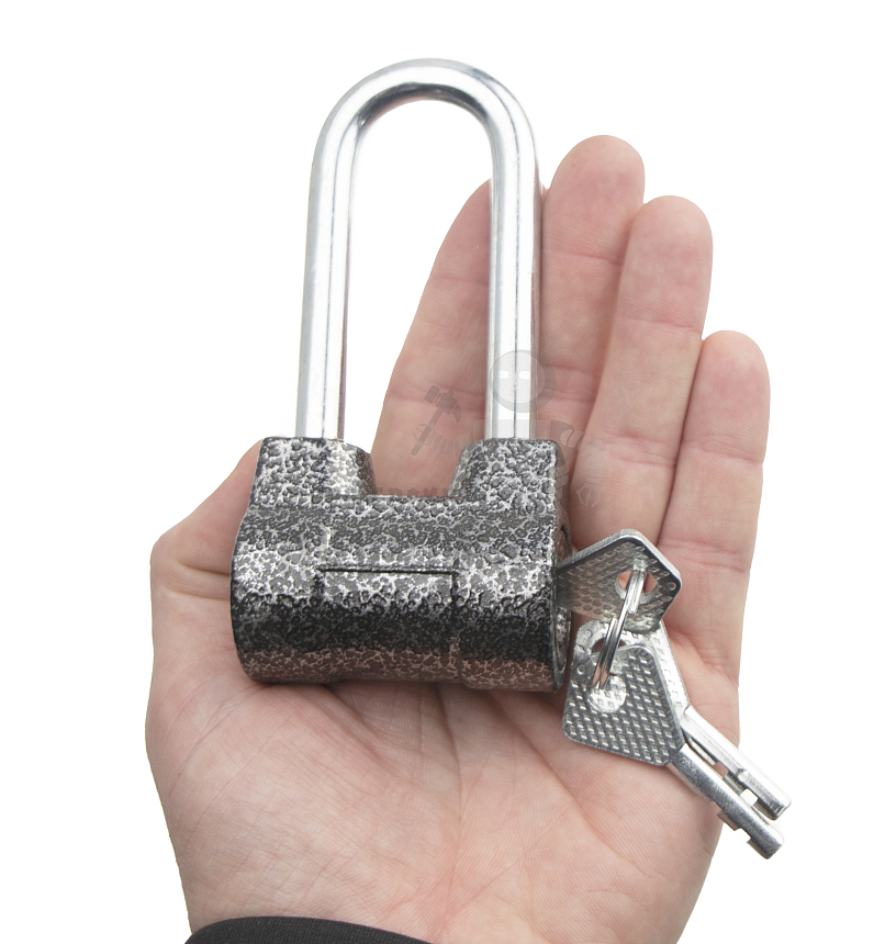 Навесной замок ОРЕЛ (ВС2-60В) 55мм, длинная дужка