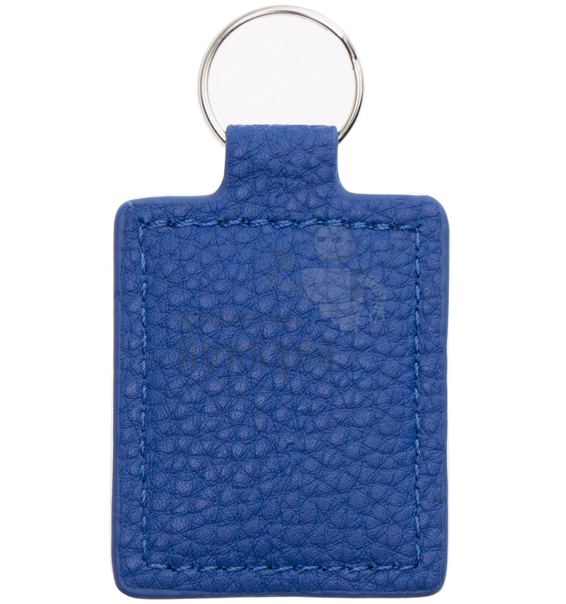 БРЕЛОК Прокси RFID ПРЯМОУГОЛЬНЫЙ синий (кожзам)																												