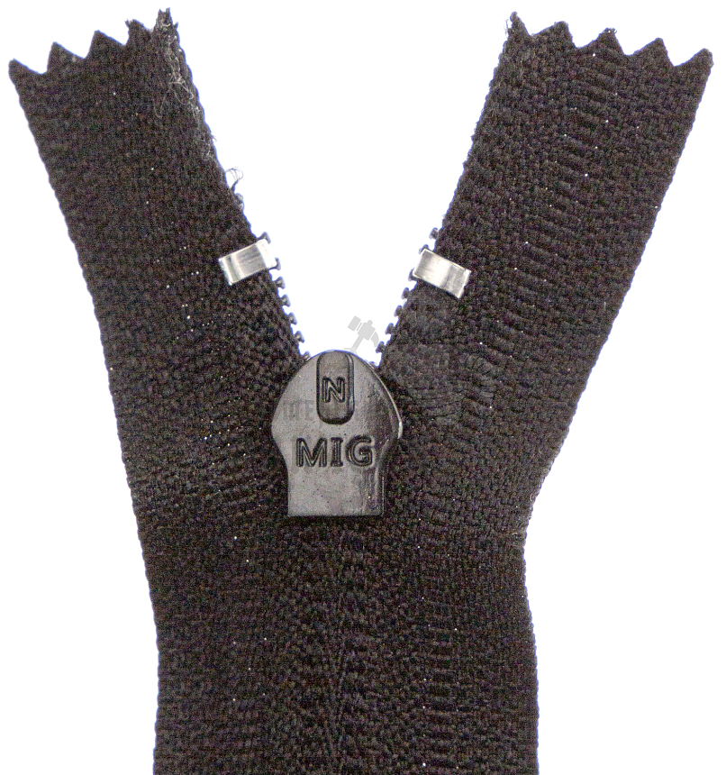 Молния №7 40см Чёрный