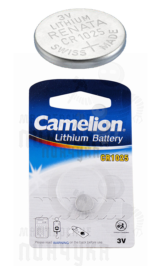 Батарейка Camelion CR1025 BL1 (10 / 1800)