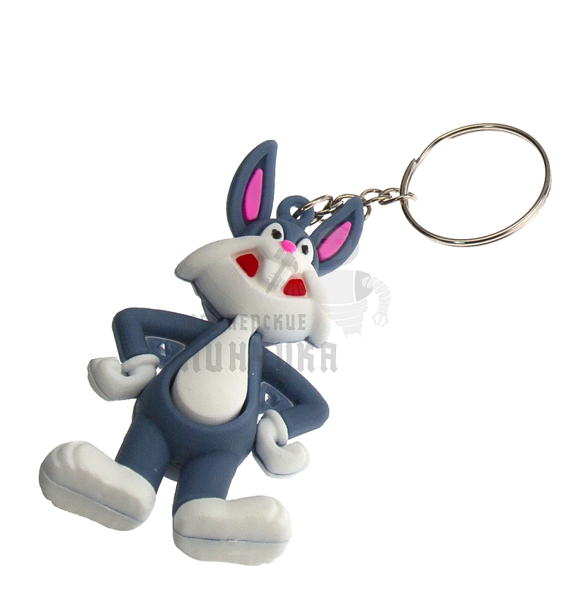 Брелок для ключей "Багз Банни" с кольцом