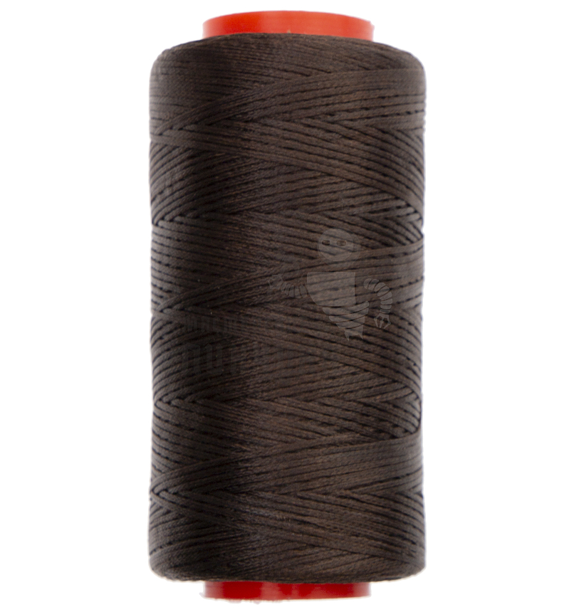 Нитки прошив.вощеные 150D-200м, темно-коричневый