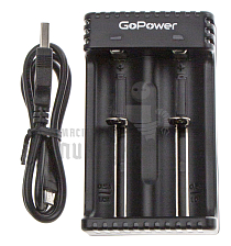 Зарядное устройство для аккумуляторов GoPower LiCharger 4 Ni-MH/Ni-Cd/Li-ion/IMR 2 слота (1/100) - Чертеж