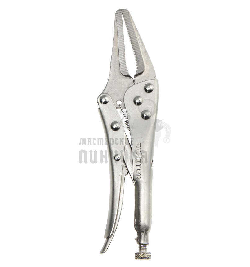 Зажим ручной, удлиненный захват, 220 мм Сибртех