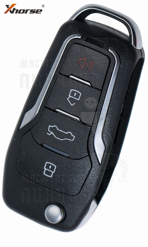 Универсальный ключ с Д/У серии XK в стиле FORD 4кн без встроенного чипа КНР